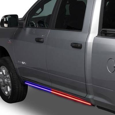 Putco - Putco 901601660 Blade ROCKER STROBE KITS Red & Blue w/White OVERRIDE