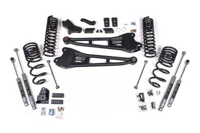 BDS Suspension - BDS Suspension BDS2143FPE 25-26 RAM 2500 4wd Diesel 4" Radius Arm Suspension Lif