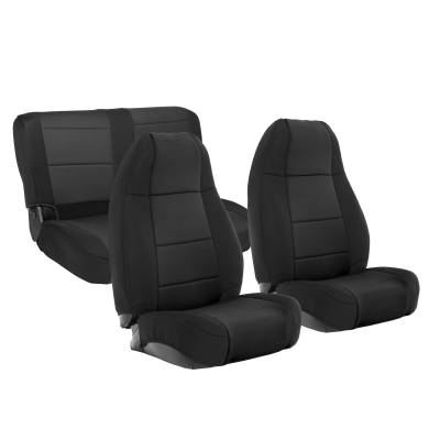 Smittybilt - Smittybilt 471101 Neoprene Seat Cover Black for 91-95 Jeep Wrangler YJ