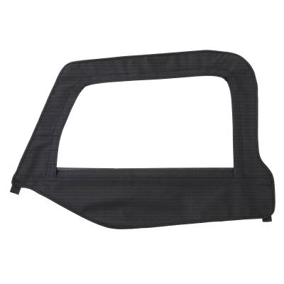 Smittybilt - Smittybilt 79435 Soft Top Door Skin w/Frame Black for 97-06 Jeep Wrangler TJ