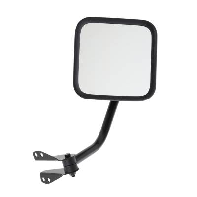 Smittybilt - Smittybilt 7617 Black Side Door Rearview Mirror Pair for 55-86 Jeep CJ