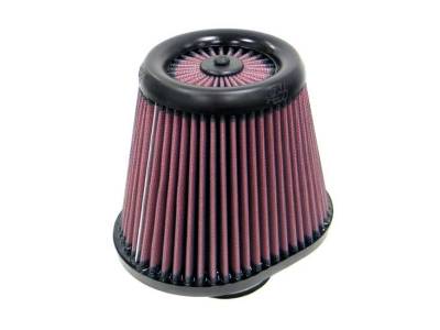 K&N - K&N RX-4750 Universal Clamp-On Air Filter 3" ID Flange 6"x8" Base 6.5" Tall 5x5T