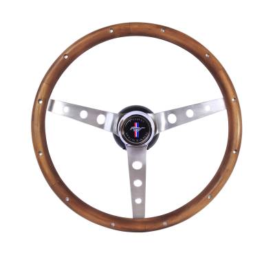 Grant - Grant 966 Classic Nostalgia 15" Wood Steering Wheel Mustang