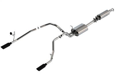 Borla - Borla Exhaust 140852BC S-Type Cat-Back System for 19-22 RAM 1500 3.6L