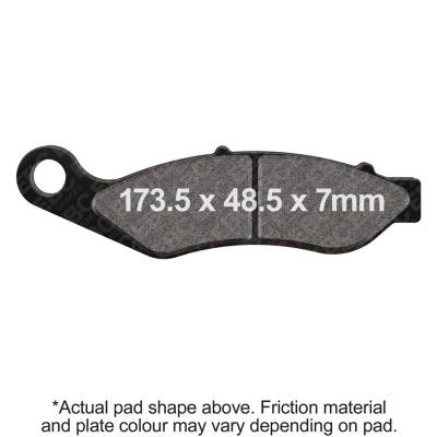 EBC Motorcycle Brakes - EBC Motorcycle Brakes FA638V Vee-Pads