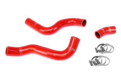 HPS Performance - HPS 57-2055 Red Red Radiator Coolant Hose Kit for 11-13 Infiniti M56 V8