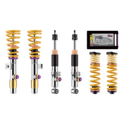 KW - KW 3A7200EQ Adjustable Lowering Coilovers Kit for 22+ BMW M3/M4 Sedan/Coupe AWD