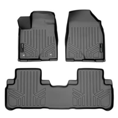 SMARTLINER - SMARTLINER SA2152/B2152 Gray Front/Rear Floor Liners for Toyota Highlander