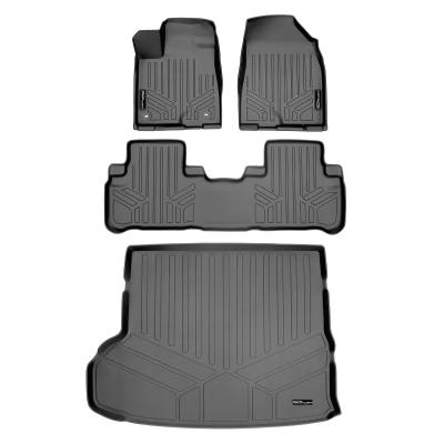 SMARTLINER - SMARTLINER SA2152/B2152/D2152 F/R Floor Liners w/Cargo Gray for Highlander