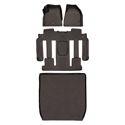 SMARTLINER - SMARTLINER SA3043/B3044/D3043 Front/Rear Floor Liners-Cocoa Enclave/Traverse