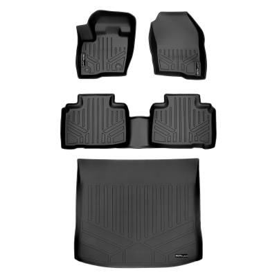 SMARTLINER - SMARTLINER SA0192/B0192/D0192 Front/Rear BLACK Floor Liners Ford Edge