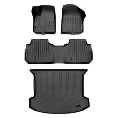 SMARTLINER - SMARTLINER SA0243/B0243/D0243 Front/Rear BLACK Floor Liners Cadillac XT5