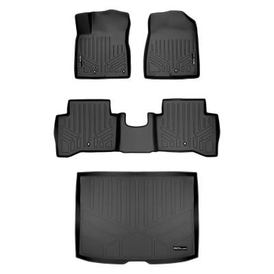 SMARTLINER - SMARTLINER SA0264/B0264/D0264 Front/Rear BLACK Floor Liners for Kia Niro