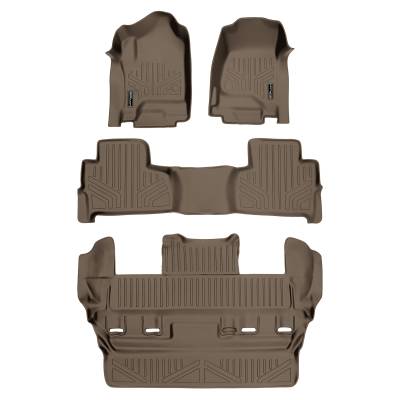 SMARTLINER - SMARTLINER SA1136/B1153/C1153 Tan Front/Rear Floor Liners Tahoe/Yukon