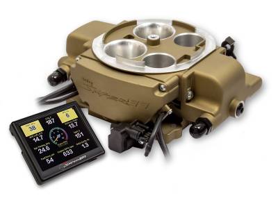 Holley EFI - Holley Sniper EFI 550-869 Quadrajet Classic Gold w/Handheld Monitor