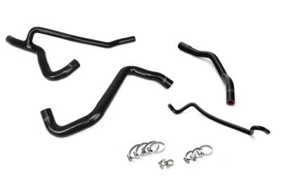 HPS Performance - HPS 57-1014-BLK Black Silicone Radiator Hose Kit for 07-10 Ford Mustang GT V8