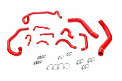 HPS Performance - HPS 57-2280-RED High Temp 3-Ply Reinforced Silicone Radiator/Heater Hose Kit Red