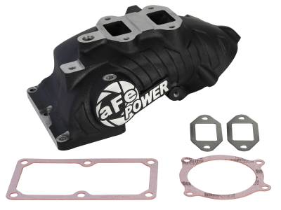 aFe Power - aFe Power 46-10073-1 BladeRunner High-Flow Intake Manifold Black Dodge RAM 6.7