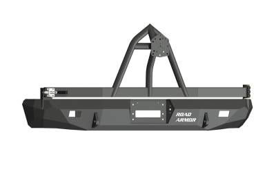 Road Armor - Road Armor 61208B Stealth Winch Rear Bumper for 00-05 Ford Excursion