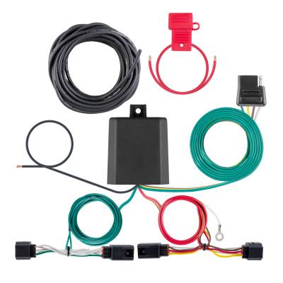 CURT - Custom Wiring Harness 4-Way Flat for Kia Sorento w/o LED Taillights