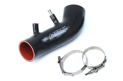 HPS Performance - HPS 87-68420-BLK Black Air Intake Post MAF Hose Kit for 07-10 Acura CSX
