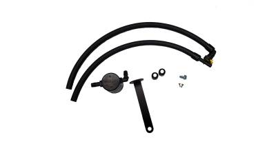 J&L Oil Separator Co - J&L Oil Separator 3078D-B Black Oil Separator 3.0 Driver Side