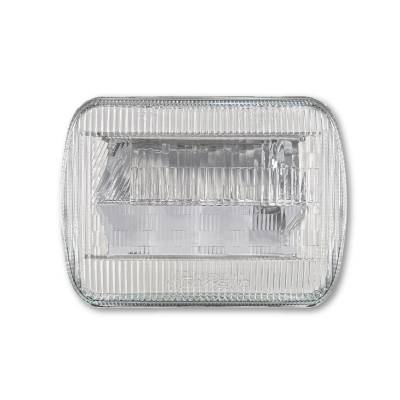 Quake LED - Quake LED QCT1312 Classic Tech 5x7" Glass Lens LED Headlight RGB Accent Single