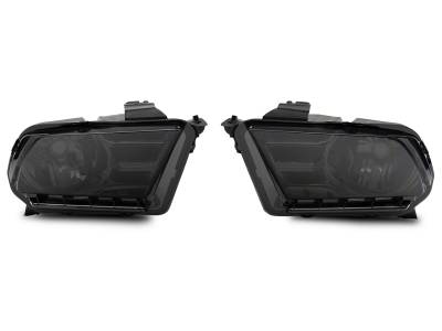 Raxiom - Raxiom 413417 Axial Chrome/Smoked Replacement Headlights 10-12 Mustang