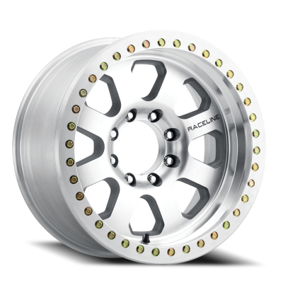 Raceline Wheels - Raceline Wheels RT260M-79080-12 Avenger RT260M 17x9 8x6.5 -12mm Silver/Machine