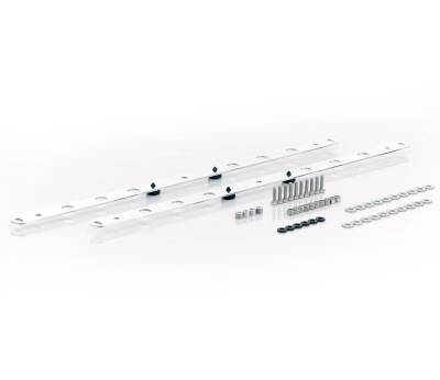 Be Cool - Be Cool 72110 Natural Aluminum Fan Brackets for 67-70 Ford Mustang