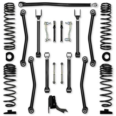 Rock Krawler - Rock Krawler JT30UA 3" Ultimate Adventure Mid-Arm Lift Kit for Gladiator JT Gas