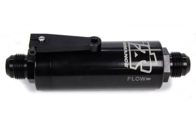 Ti22 PERFORMANCE - Ti22 Performance TIP5512 12 AN Fuel Filter w/Shutoff Black 100 Micron