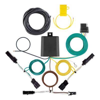 CURT - Custom Wiring Harness 4-Way Flat Output for Chevrolet Bolt EUV