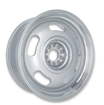REV Wheels - REV Wheels 107S-2800600 107S 20x8 5x4.75/5.0 0mm Silver/Machined