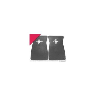 Scott Drake - Scott Drake ACC-FM-EMB-BR 64-73 Ford Mustang Floor Mat Set