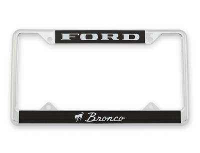 Scott Drake - Scott Drake ACC-LPF-BRONCO License Plate Frame for 66-77 Ford Bronco