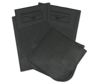 Scott Drake - Scott Drake C5ZZ-6513086-BK 65-66 Ford Mustang Floor Mat Set