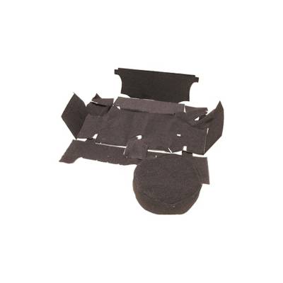 Scott Drake - Scott Drake TMK-CP-65-BK 64-66 Ford Mustang Trunk Carpet