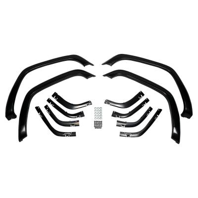 Crown Automotive Jeep Replacement - Crown 5FWKMGL Fender Flare Master Kit for 97-01 Jeep Cherokee XJ Primed Finish
