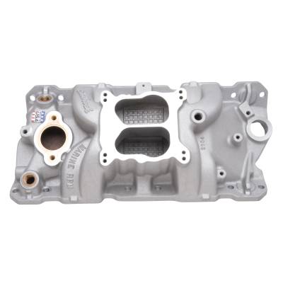 Edelbrock - Edelbrock 2504 Performer RPM Q-JET Marine Application Intake Manifold SB-Chevy