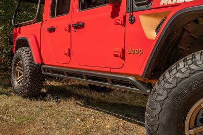 Rugged Ridge - Rugged Ridge 11504.38 RRC Rocker Guards 20-21 Jeep Gladiator JT