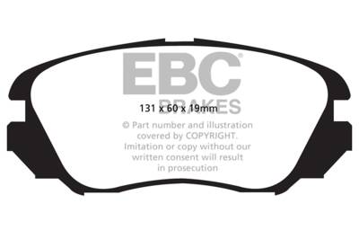 EBC Brakes - EBC Brakes UD1421 Ultimax Brake Pads