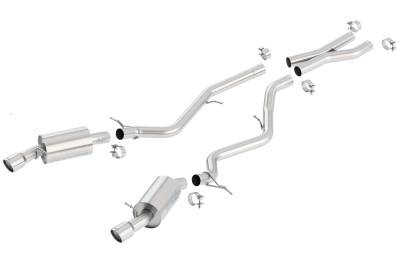 Borla - Borla Exhaust 140276 Cat-Back Aggressive System for 07-10 BMW 335i 335Xi