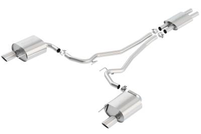 Borla - Borla Exhaust 140587 S-Type Cat-Back System for 15-16 Ford Mustang