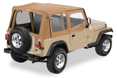 Bestop - Bestop 79120-37 OEM Replace-A-Top Hardware Spice Sailcloth for 88-95 Wrangler YJ