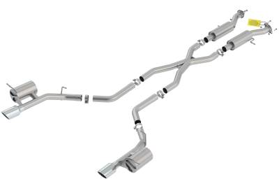 Borla - Borla 140792 ATAK Cat-Back Exhaust One Split RR Exit for 18-24 Durango SRT 6.4L