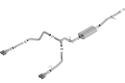 Borla - Borla Exhaust 140768CF Cat-Back System for 19-20 Sierra/Silverado 1500