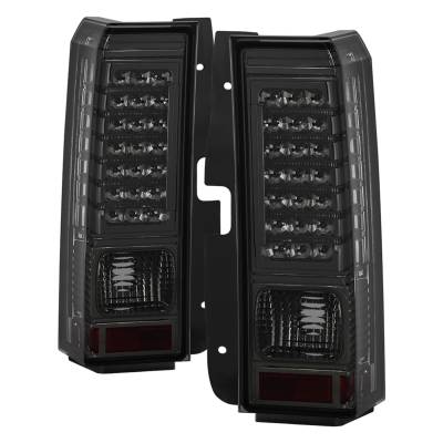 Spyder Auto - xTune Auto 5013064 Chrome/Smoked LED Taillights for 06-09 Hummer H3