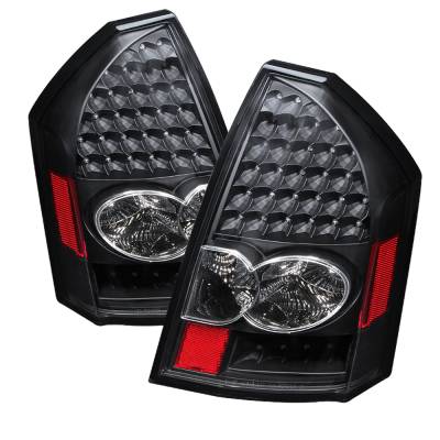 xTune Auto - xTune Auto 9027567 Black/Clear LED Taillights