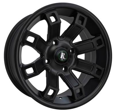 HD Wheels - HD Wheels Hollow Point 12x7 4x136 10mm Satin Black HP12704610SB